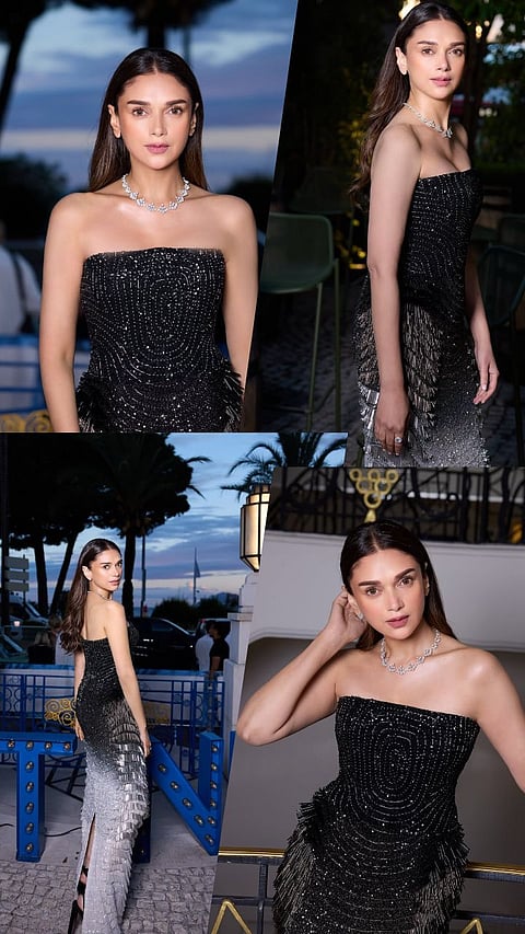 Aditi dazzles in Rahul Mishraâ€™s shimmery couture