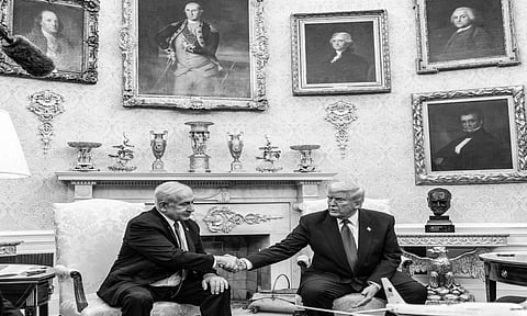 Benjamin Netanyahu and Donald Trump&nbsp;