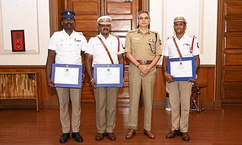 DGP lauded Maraimalai Nagar Police for apprehending mentally unstable driver in high-speed chase