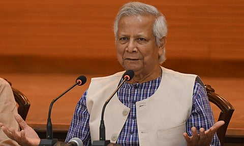 Bangladesh's interim govt chief Yunus mulls (x)