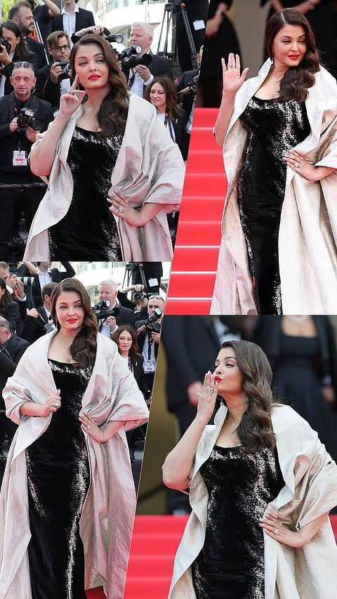 Cannes 2025: Aishwarya Rai Bachchan stuns in Gaurav Guptaâ€™s cosmic gown
