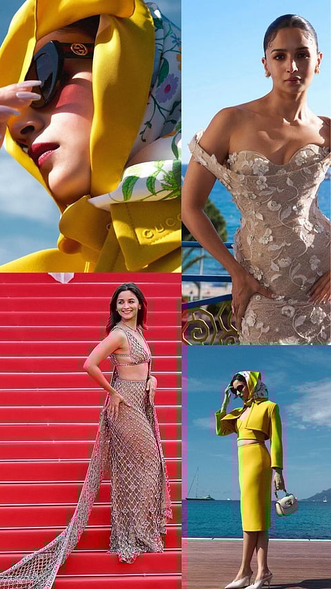 Alia Bhatt's four Iconic Looks at Cannes 2025