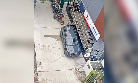 Cement road on First Street of Viduthalai Nagar