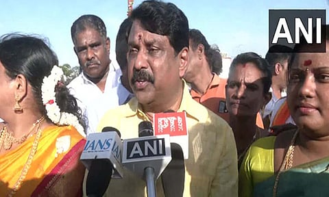 Tamil Nadu BJP President Nainar Nagendran (ANI)