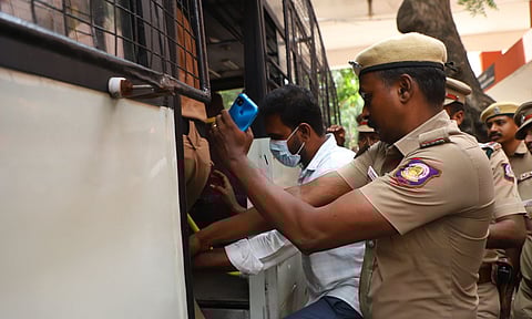 Anna Univ sexual assault case accused Gnanasekaran (Photo: Hemanathan)