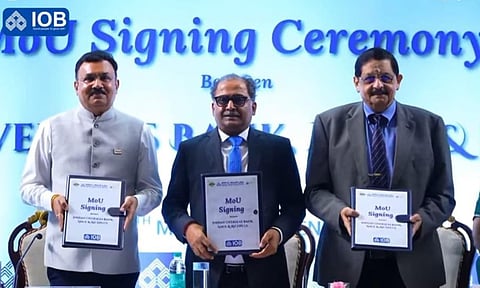 &nbsp;MOU Signing organic farming card