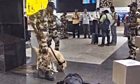 An abandoned bag at the Coimbatore International Airport created a flutter