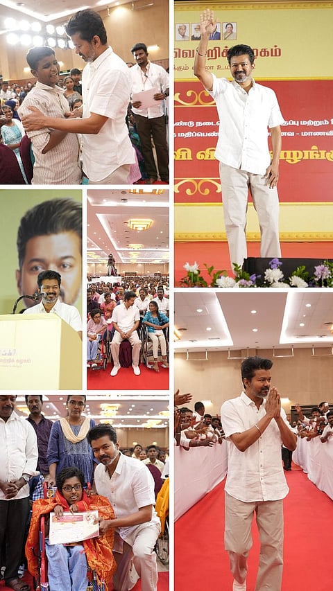 TVK holds 3rd annual awards ceremony honouring Class 10 & 12 toppers