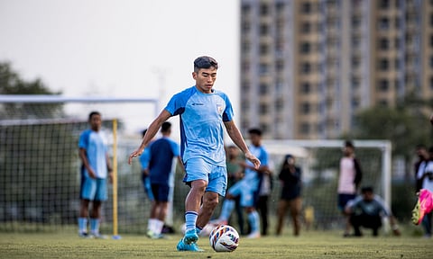 Boris Singh during India's training camp in Thailand
