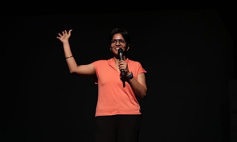 Jayashree Ramanujam while performing&nbsp;