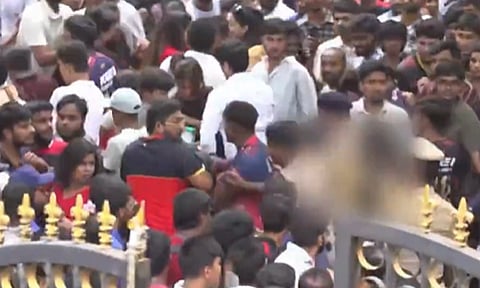 A visual from the spot (Credit: PTI)