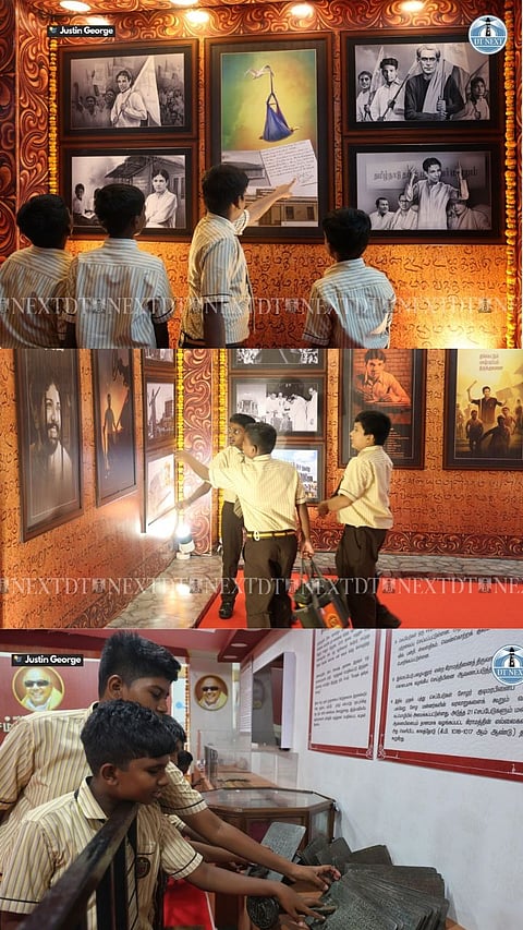School students visit Tamil Semmozhi exhibition in Chennai