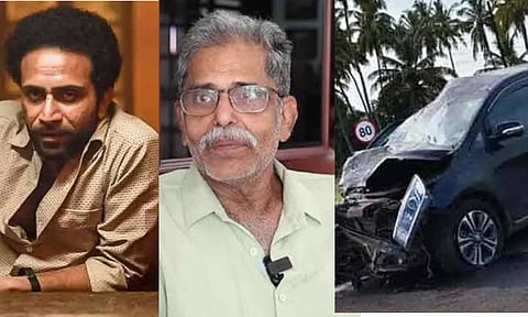 L to R: Shine Tom Chacko, SP Chacko, visual from the spot (Image/X)