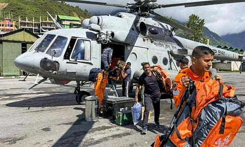 44 stranded tourists evacuated from landslide-hit Chaten in north Sikkim (ANI)&nbsp;