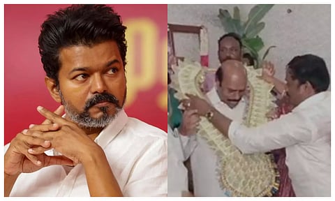 TVK executive sends apology letter to prez Vijay for inviting DMK Minister EV Velu
