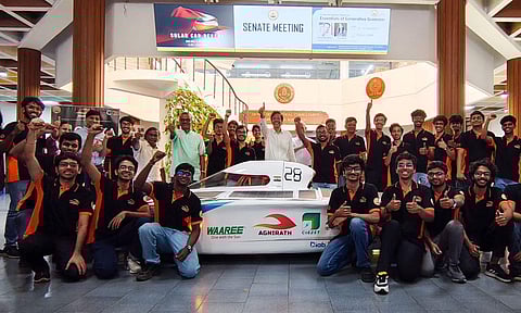 IIT-M unveils “Aagneya”, India’s cutting-edge student-built solar car for global challenge&nbsp;