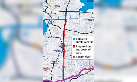 Canal over 5 km to divert surplus water from Ambattur lake