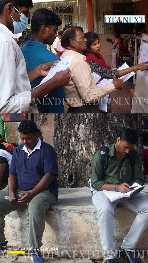 TNPSC and UPSC aspirants appeared for examination at Chennai school