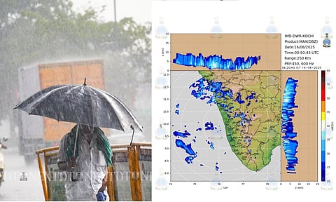 Representative image; Weather prediction map (IMD)