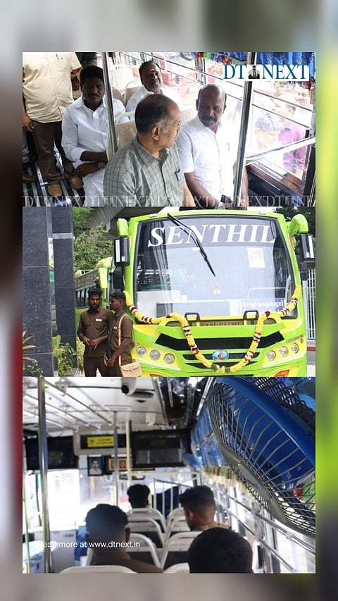 Ma Su flags off new mini-buses as a part of TNâ€™s state-wide mini-bus scheme