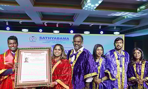 &nbsp;The 34th convocation of Sathyabama Institute of Science and Technology (SIST)&nbsp;