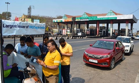 People register for FASTag (Photo: PTI)