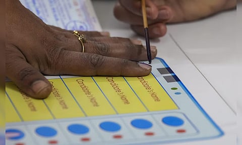 The polling began at 7 am (PTI)