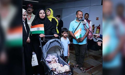 Indian nationals evacuated from Iran landed safely in Delhi on Saturday under Operation Sindhu (ANI)