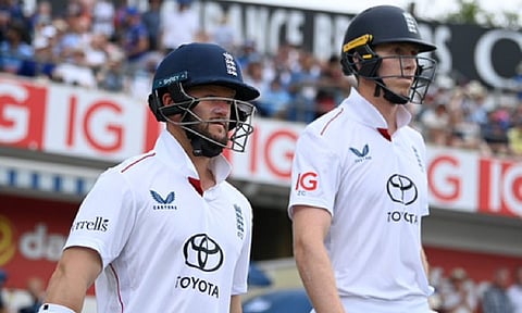 India fail to strike as England reach 117/0 at lunch on day five