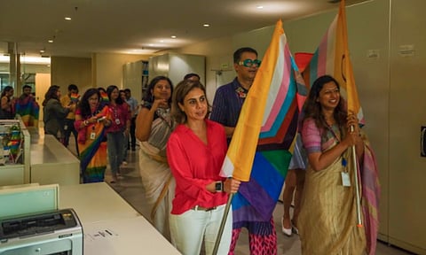 From the pride March event held at GCPL headoffice&nbsp;