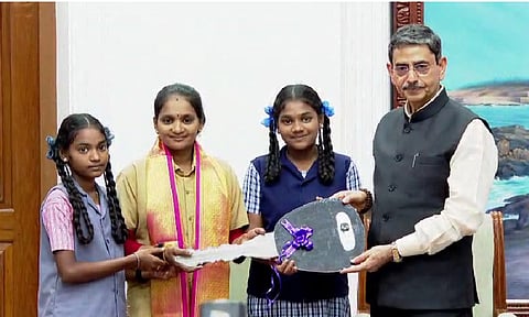 &nbsp;Governor R N Ravi on Friday handed over a new auto to Amala, a woman auto-driver, at Raj Bhavan