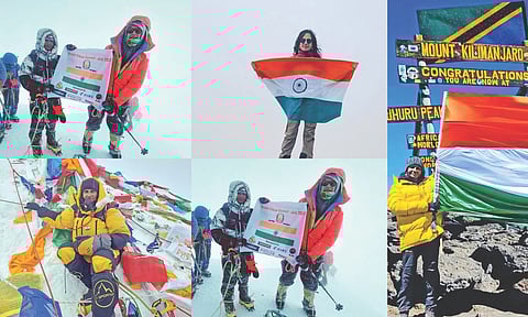 Muthamil Selvi Narayanan became the first woman from TN to climb the highest summits on all seven continents