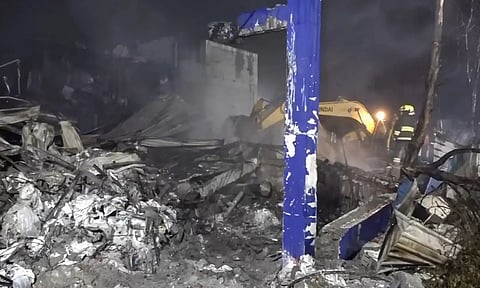 Telangana pharma plant explosion (PTI)&nbsp;