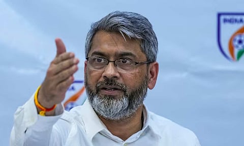 All India Football Federation (AIFF) President Kalyan Chaubey (PTI)&nbsp;