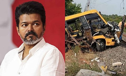 TVK president and actor Vijay; Visual from Cuddalore accident&nbsp;