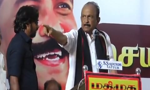 MDMK leader Vaiko accused of instigating violence against journalists in Tamil Nadu; press bodies demand action (X/@MadrasJournos)