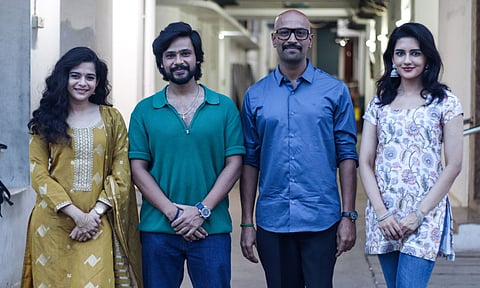 L to R: Mithila Palkar, Rudra, Krishnakumar Ramakumar and Nivaashiyni Krishnan
