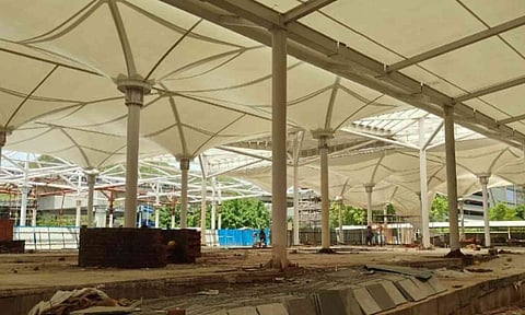 Lounge construction at Chennai Airport