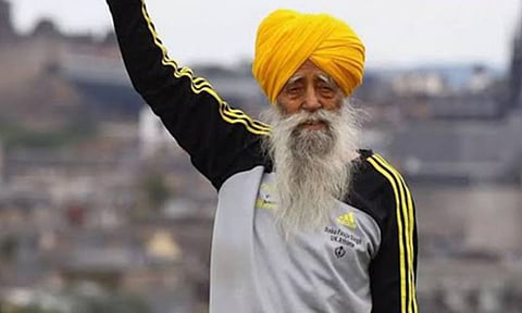 Fauja Singh, the 'Turbaned Tornado' (ANI)