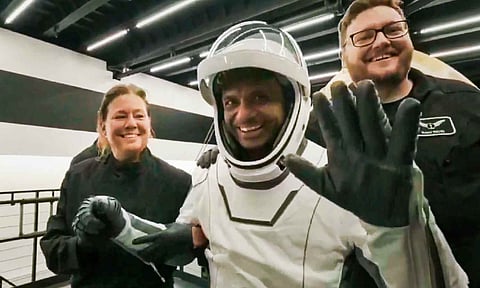 This screengrab from a video posted by @Axiom_Space on July 15, 2025