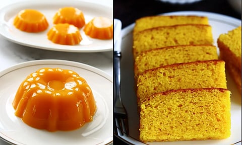 Mango jelly and Mango cake