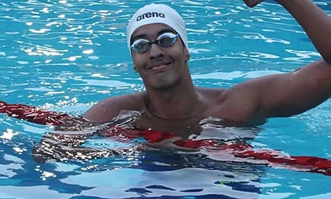 Swimmer Srihari Nataraj (X)&nbsp;