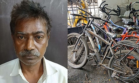 Man held for stealing 40 bicycles&nbsp;