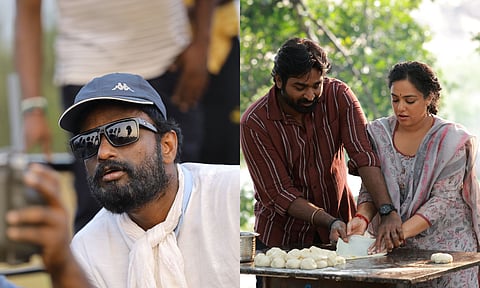 L to R: Director Pandiraaj, still from Thalaivan Thalaivii