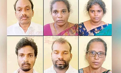 A police team in Cuddalore unearthed an illegal abortion racket in the town and arrested six persons