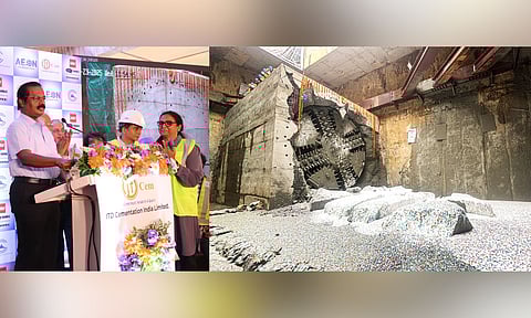 TBM Peacock breaks through at Kodambakkam, covers 2.04 km (Image/X)&nbsp;