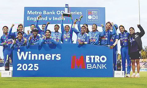 India Women clinched the ODI series against England 2-1 after winning the five-match T20I