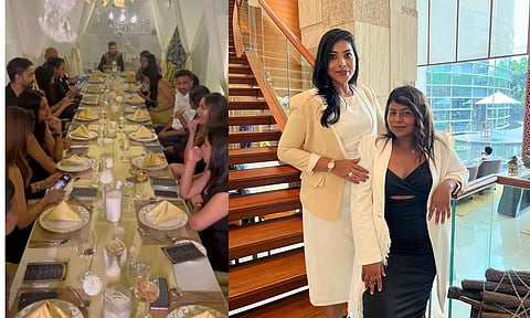 From the pilot edition of murder mystery supper club based on Murder Mubarak; Suganthshree and Nimisha Sara Philip