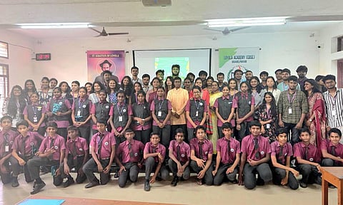 JMC department of SRM IST conducts media literacy workshop for school students&nbsp;