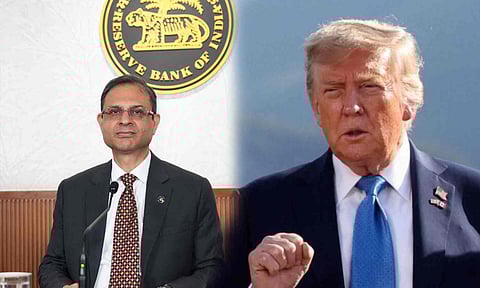 Reserve Bank Governor Sanjay Malhotra, US President Donald Trump